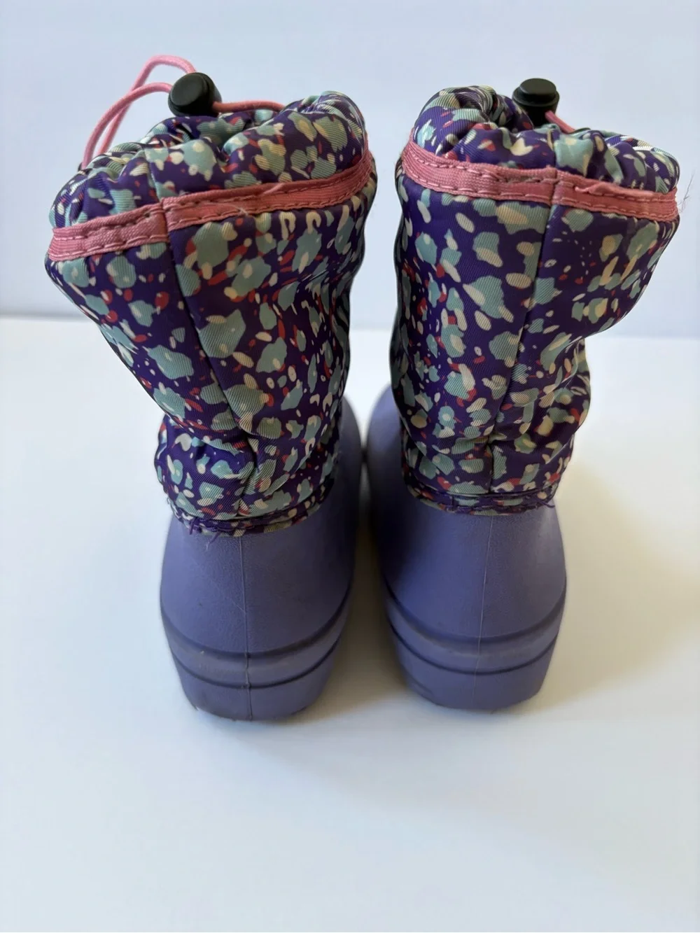 Bogs Snowshell Animal Violet Multi Kids 13 Water Resistant/Proof -22F Boots Warm